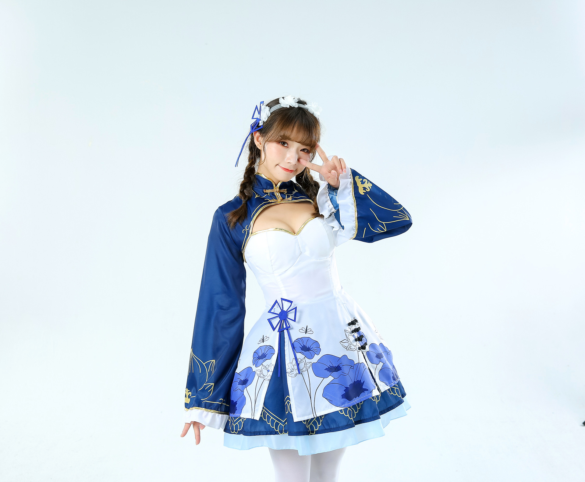 从零开始的异世界生活游戏服拉姆蕾姆旗袍装cosply服装女仆装汉服