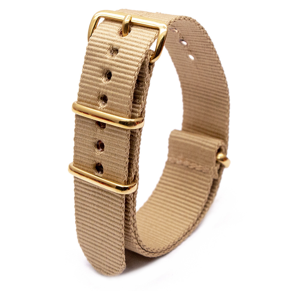 dw尼龙帆布手表带织带适用品牌手表飞行员葡萄牙计时手表编织带