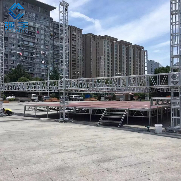 婚庆婚礼背景喷绘布架 户外广告迎宾合影区简易舞台道具伸缩桁架