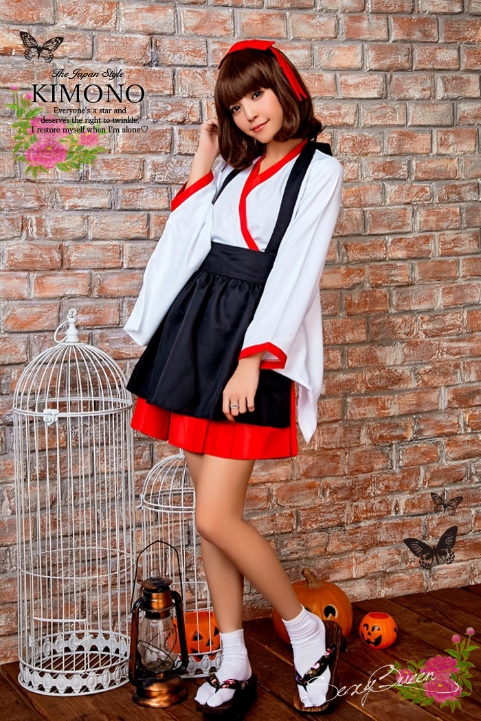 漫展cosplay动漫女装桔梗日系角色扮演和服初音打歌女巫一件代发