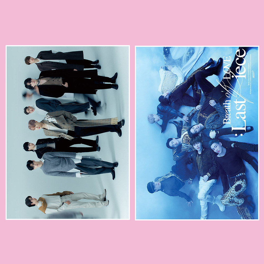 got7新专辑breath of love: last piece海报 不干胶贴纸画报照片