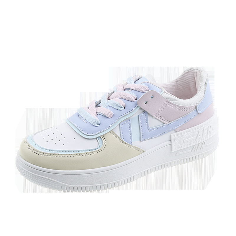 36-42马卡龙板鞋女韩版ulzzang原宿风韩版超火休闲运动鞋子情侣