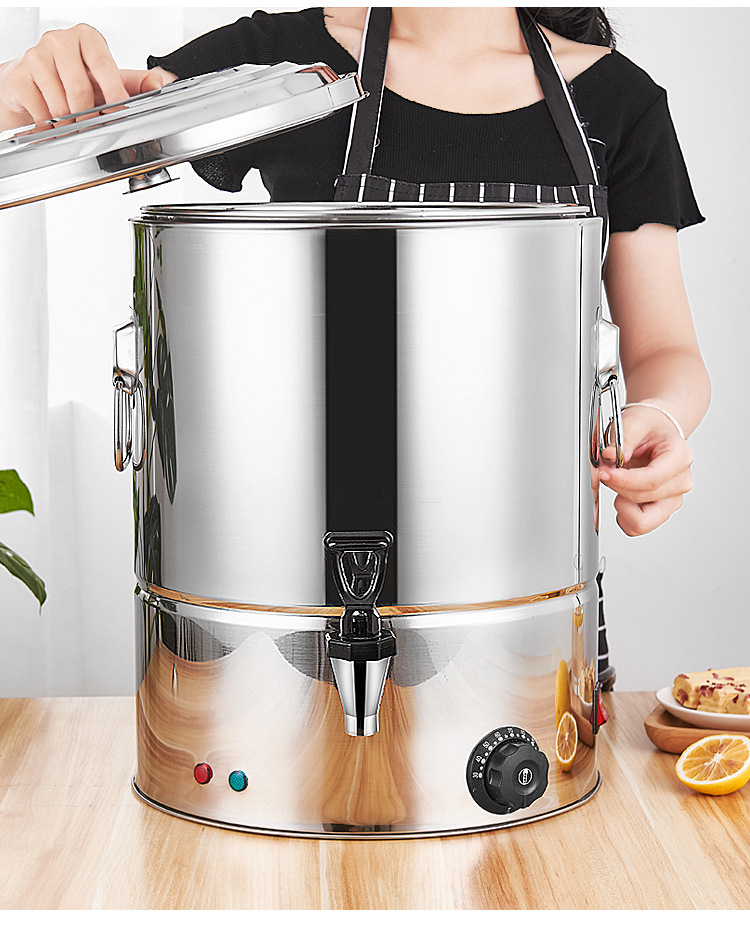 厂家直销不锈钢电热开水桶大容量烧水桶保温桶电热凉茶桶304批发