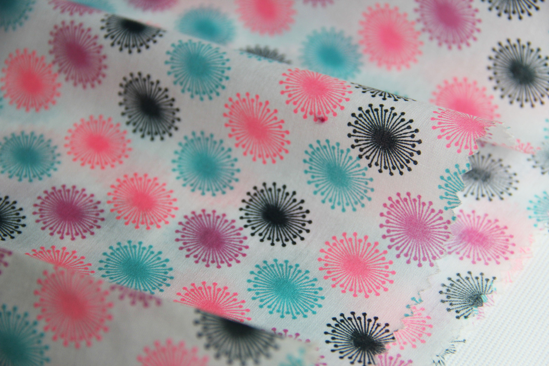 棉印花布 活性涂料印花面料 外贸花型