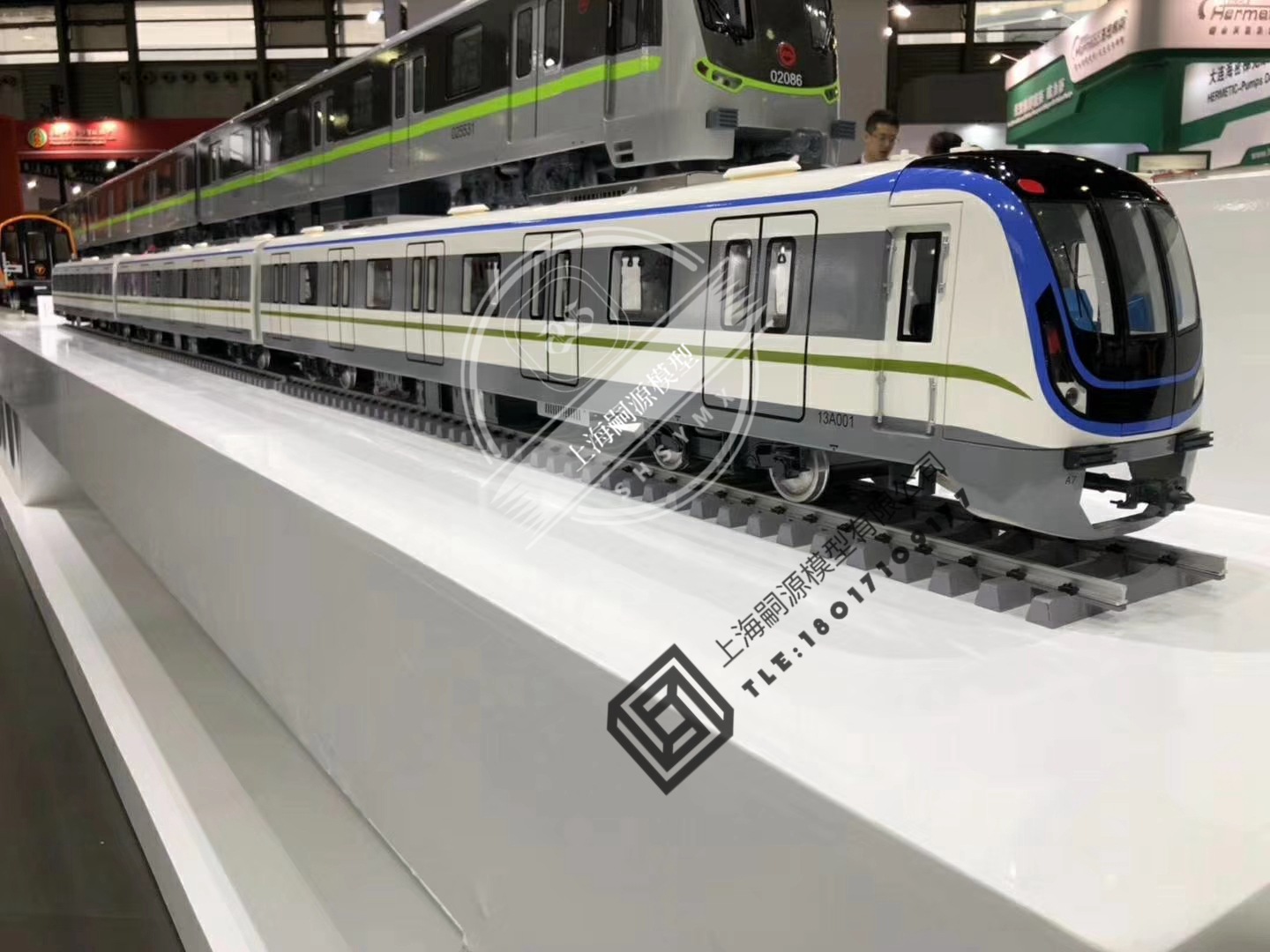 大比例仿真模型 1:15地铁 云轨 有轨电车模型 展览展示模型