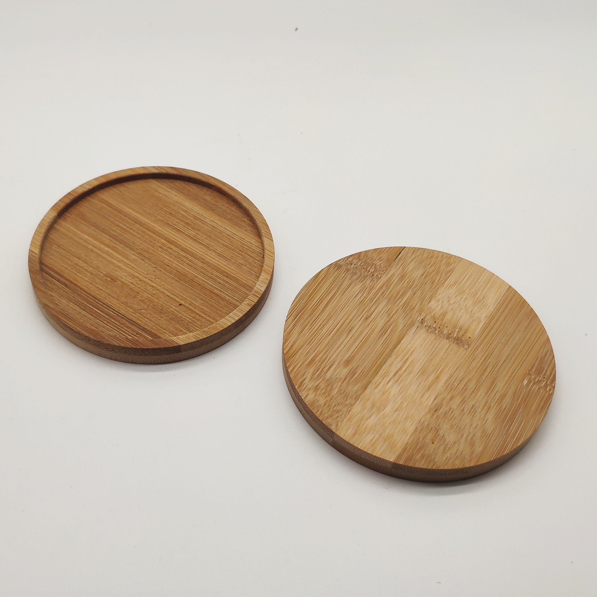 竹杯垫餐垫防滑杯子垫隔热垫创意圆形方形功夫茶杯垫可定制l尺寸