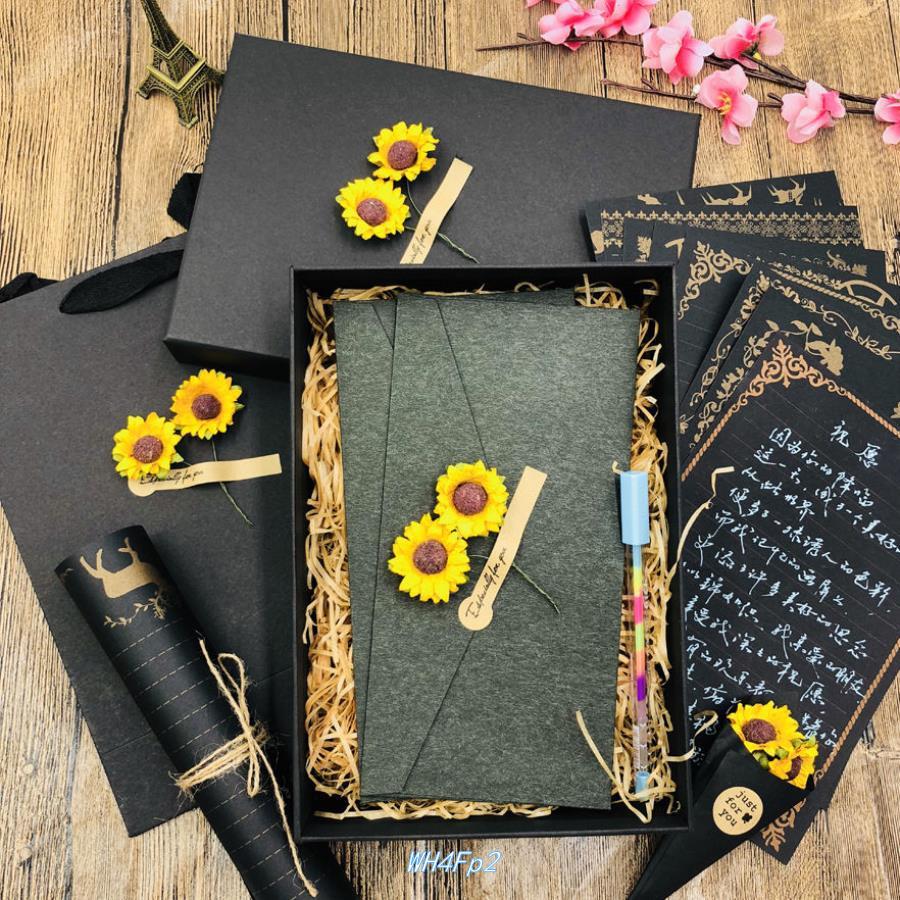 包邮小清新信封信纸情书礼品盒生日礼物盒精美简约创意礼盒包装盒