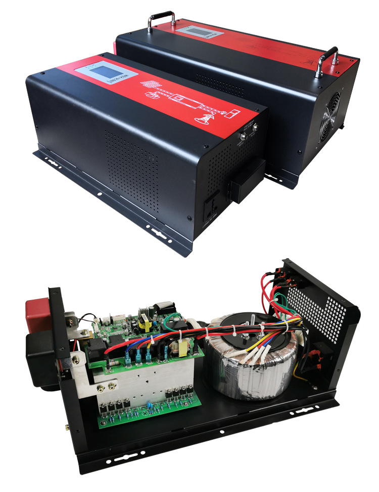 psmart离网光伏逆变器6000w逆控一体机工频正弦波逆变器市电互补