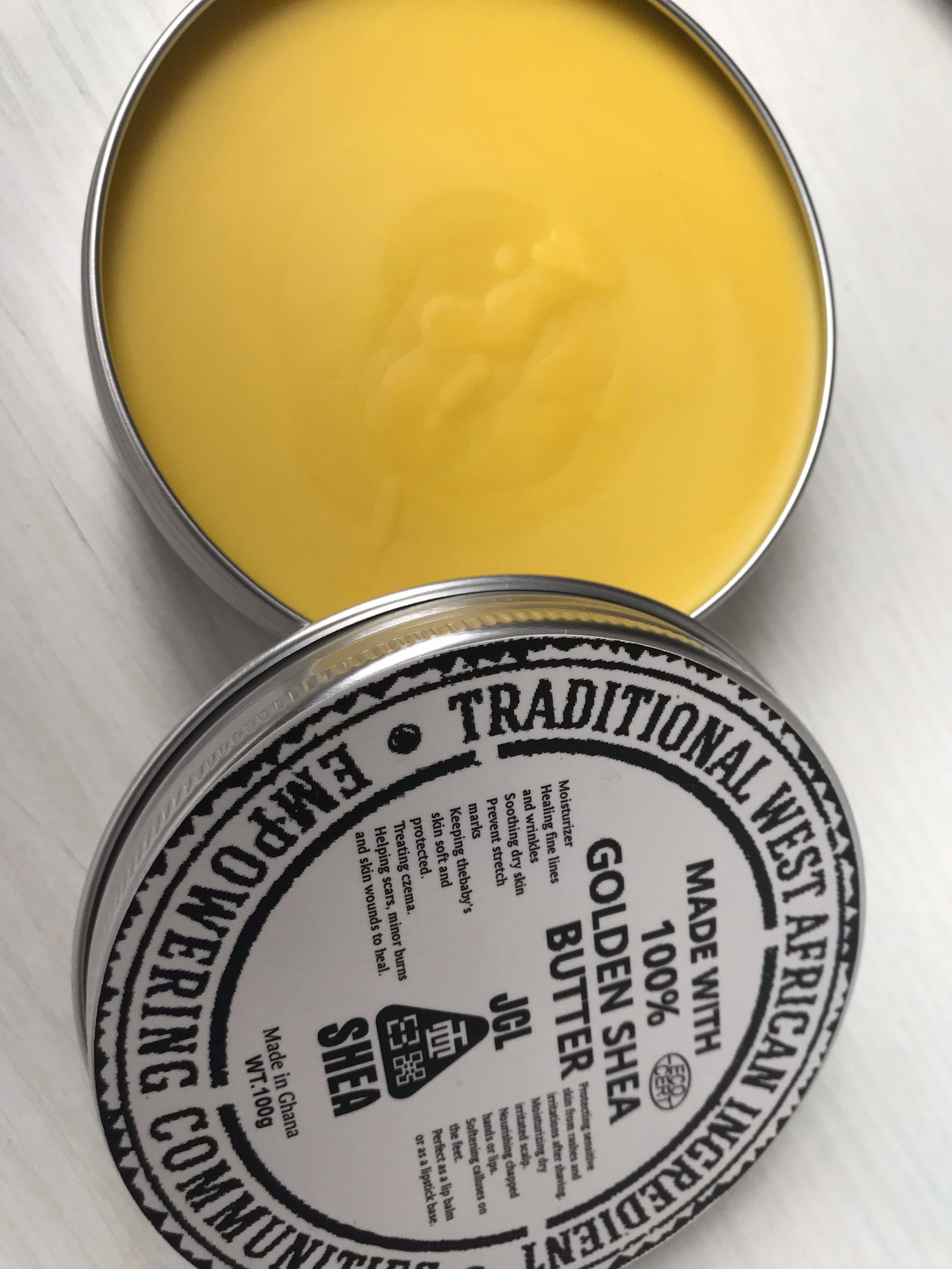 未精制乳木果油 100g装乳油木果脂口红唇膏手工皂原料shea butter