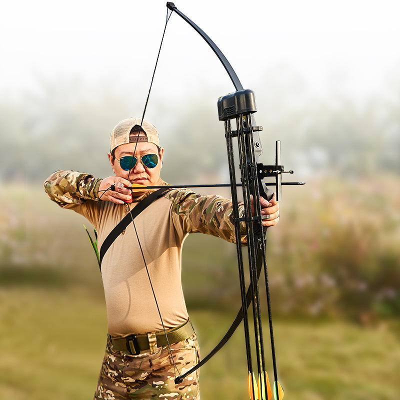 huwairen 拂晓分体直拉弓 abs轻量款跨境景区射箭弓箭cs器材