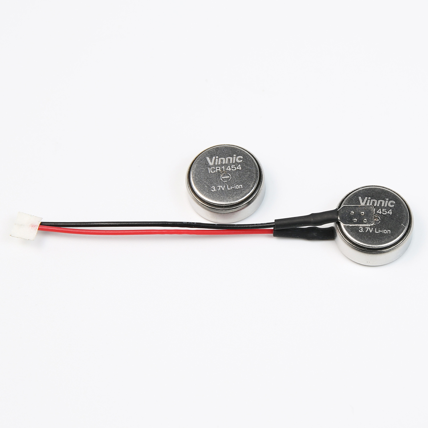 银战士vinnic锂离子扣式可充纽扣电池icr1454蓝牙耳机医疗设备用
