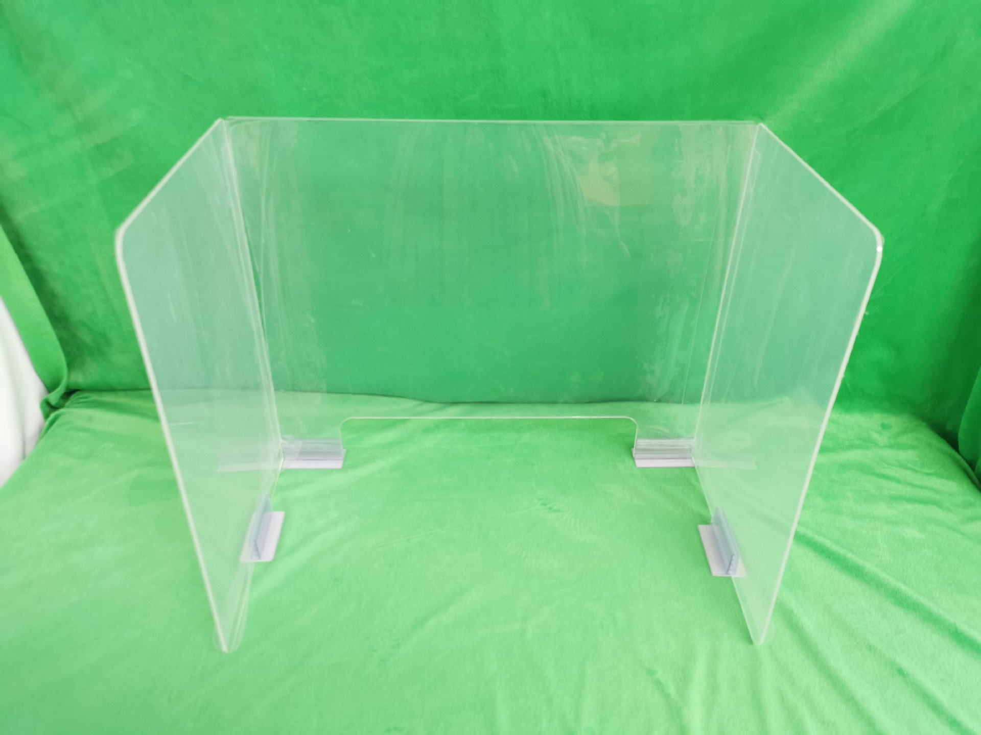 工厂生产亚克力防飞沫防护隔离板 学校学生用可折叠防护板