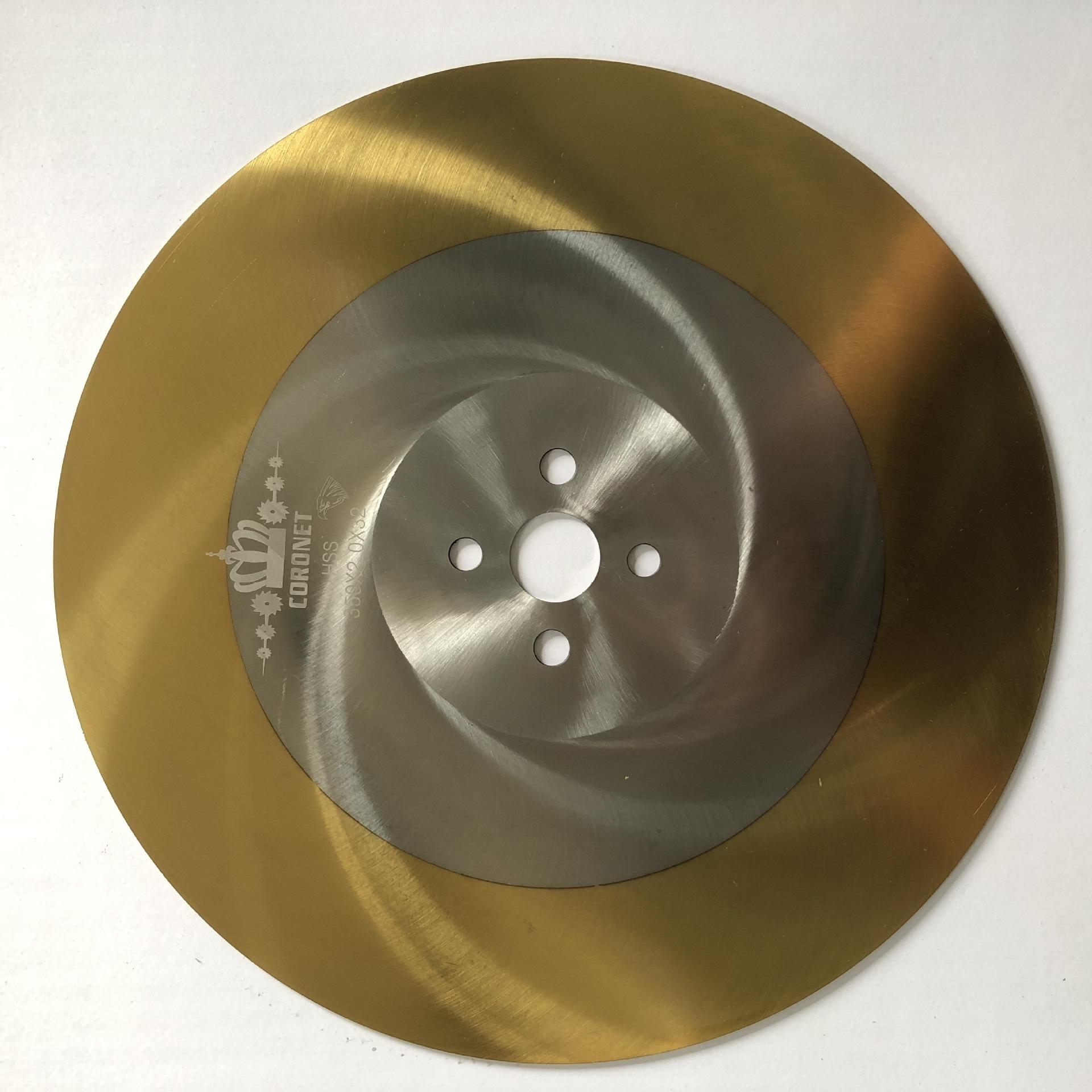 供应钢管厂用350*2.0*32管材下料高速钢锯片 机用锯片 coronet