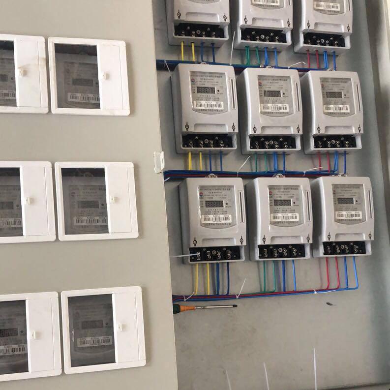 透明预付费计量箱 塑料多用户表箱 单相12位电表箱 非标定 制