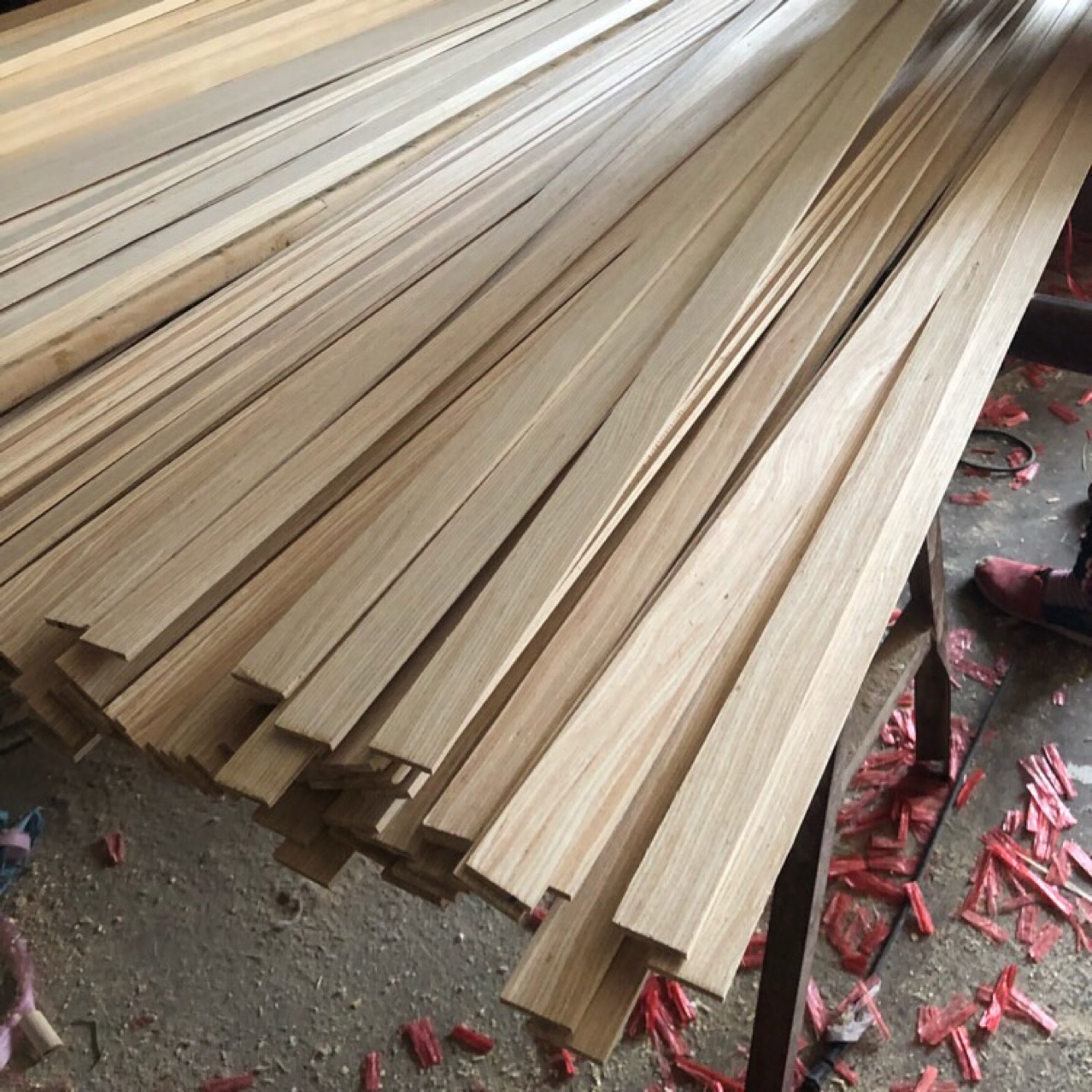 红橡实木线条背景墙天花吊顶线阴角线门套线装饰木线原木平板.