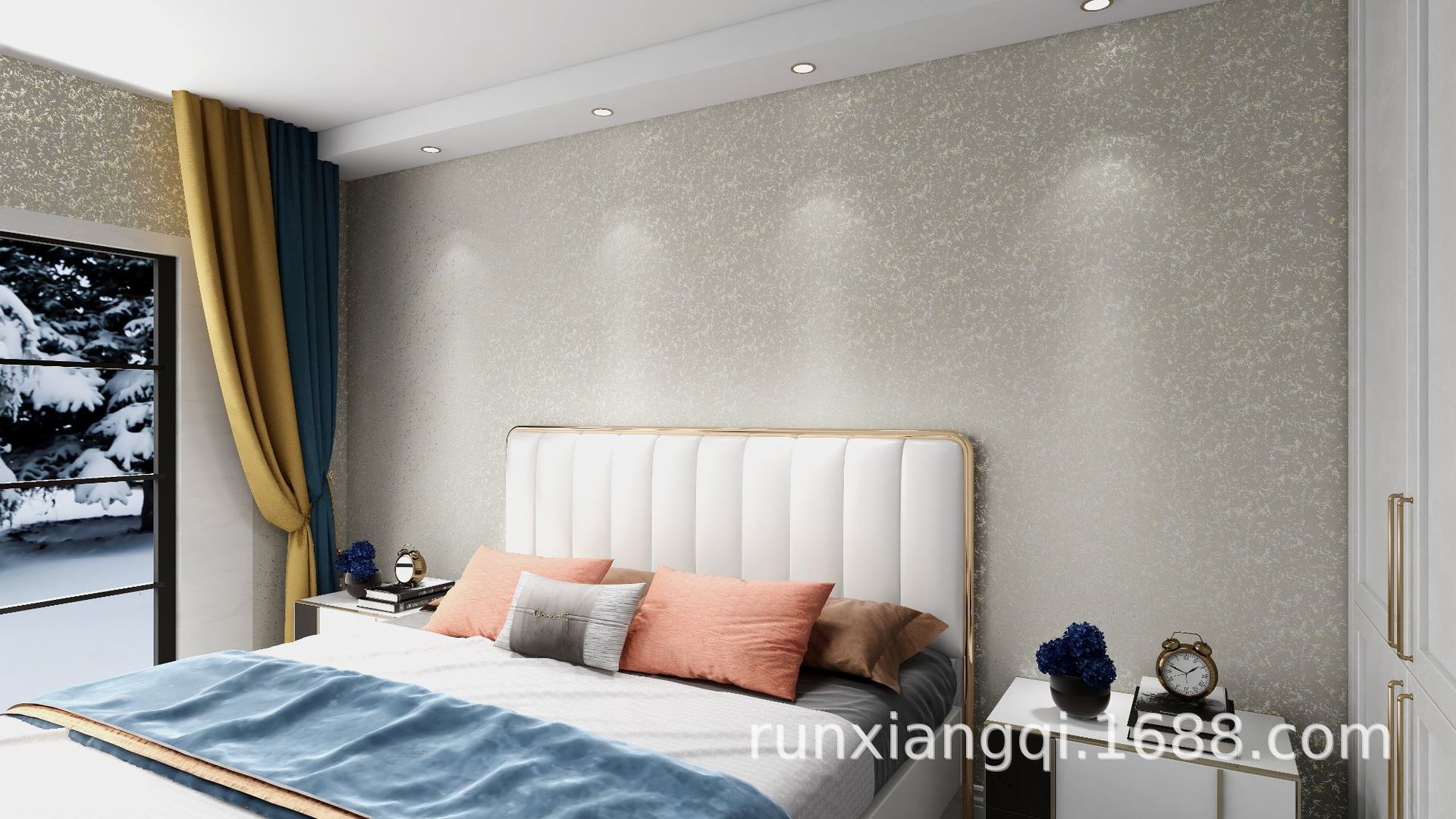 【润亮艺术漆厂家】三色珠光艺术涂料幻彩金属漆水性珠光漆