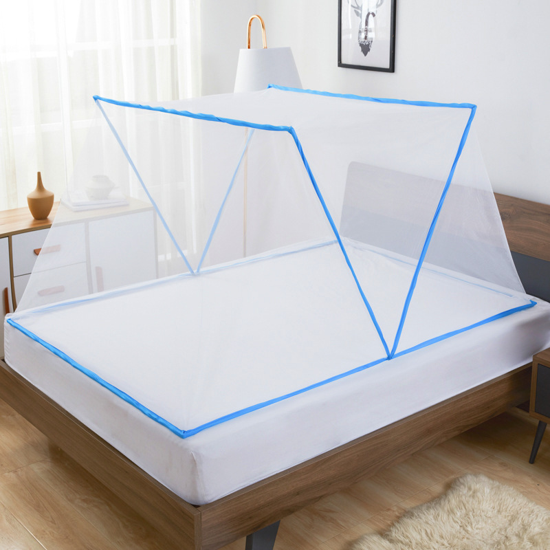 【厂家现货】免安装蚊帐大人儿童无底折叠式学校宿舍可收纳防蚊罩