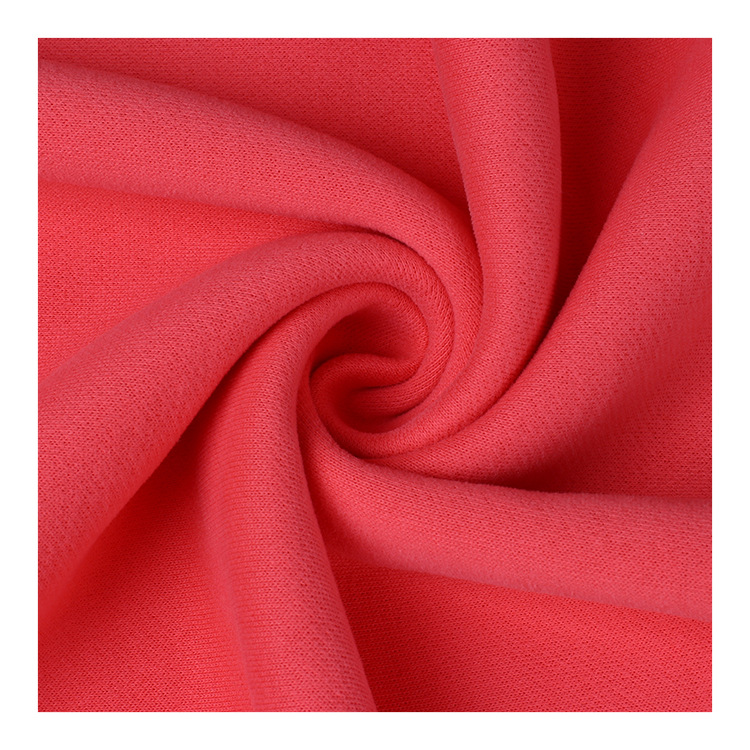 棉涤世博绒卫衣面料 秋冬抓绒时装休闲服布料 加绒卫衣针织面料