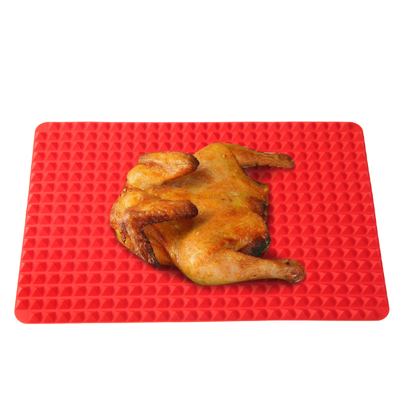 Silicone Pyramid Roast Chicken Mat Kitchen Supplies Silicone Pyramid Baking Paper BBQ Supplies Roast Chicken Mat