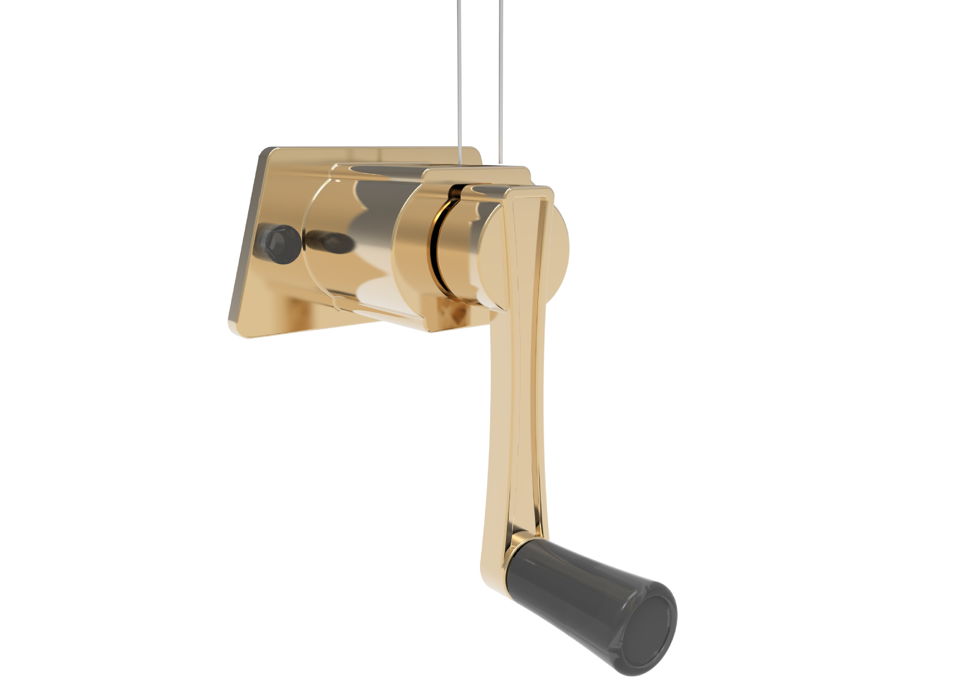 蓝月晾 升降手摇晾衣架配件手摇器