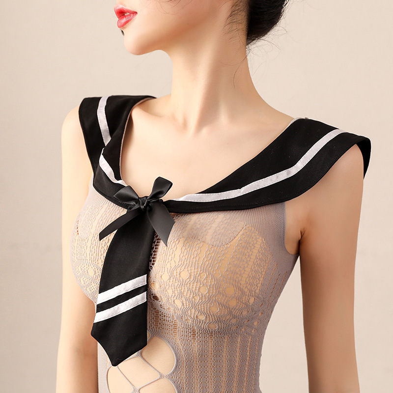 情趣内衣一字肩网衣激情诱惑性感可爱学生装角色扮演jk制服装套装