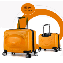 登机箱厂家定制新款20寸卡通可爱儿童拉杆箱万向轮行李旅行箱
