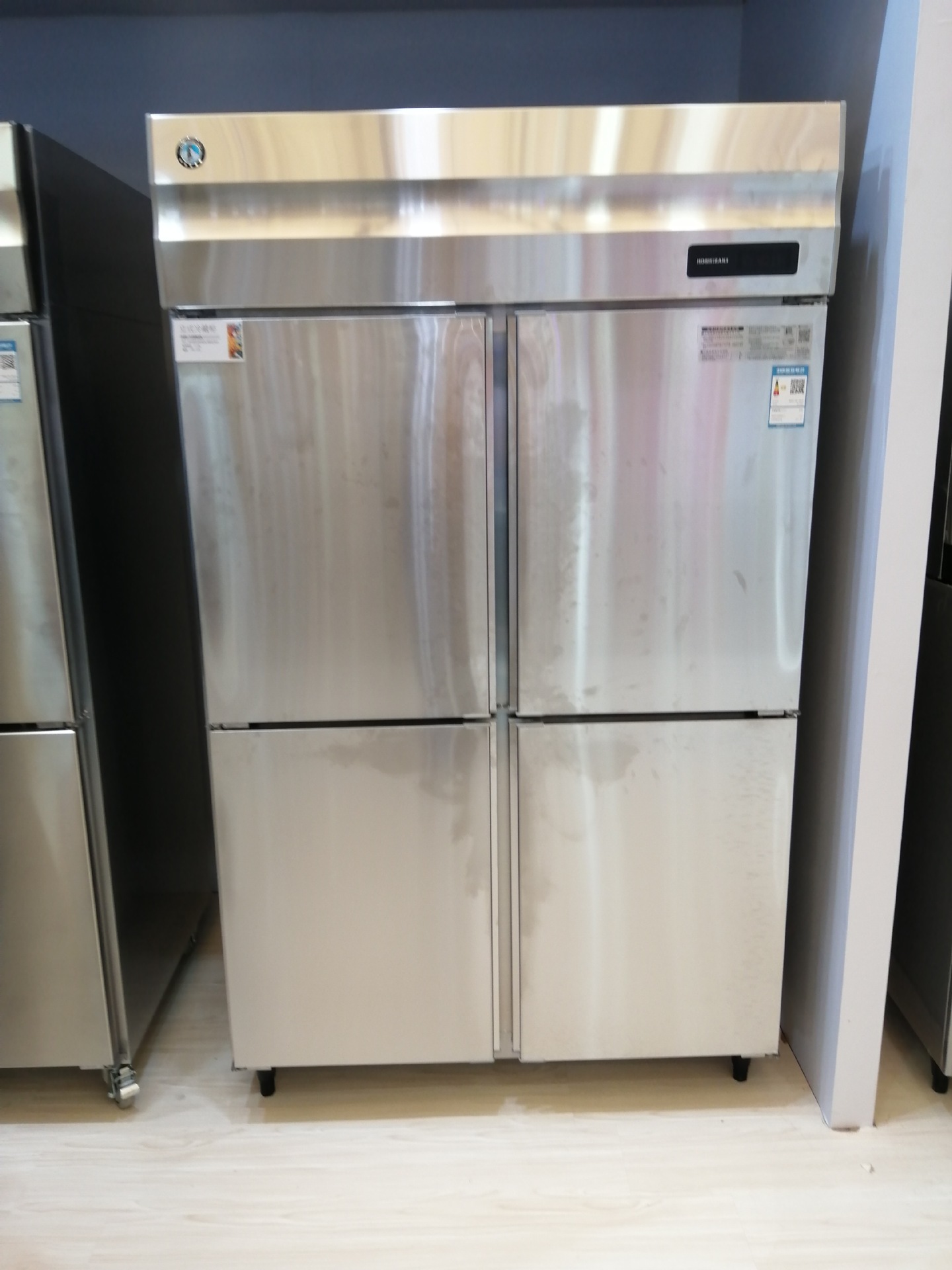 上海豪利销售日本hoshizaki星崎hf-148ma酒店厨房四门冷冻冰柜