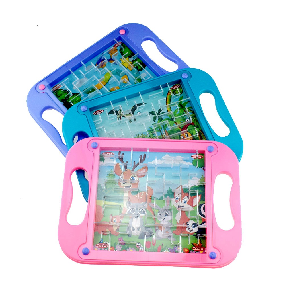 掌上平衡迷宫滚珠板掌上游戏迷宫平板走珠玩具益智专注训练幼儿园