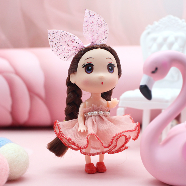 12cm迷你小凯丽甜甜迷糊芭比娃娃公主女孩幼儿园积分奖励礼品批发