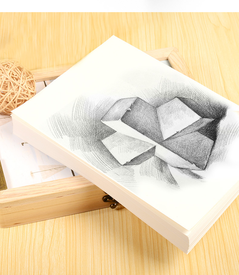 阿尼戈尼4开素描纸 本色专业 4k素描纸 20张/袋 素描画纸美术用品
