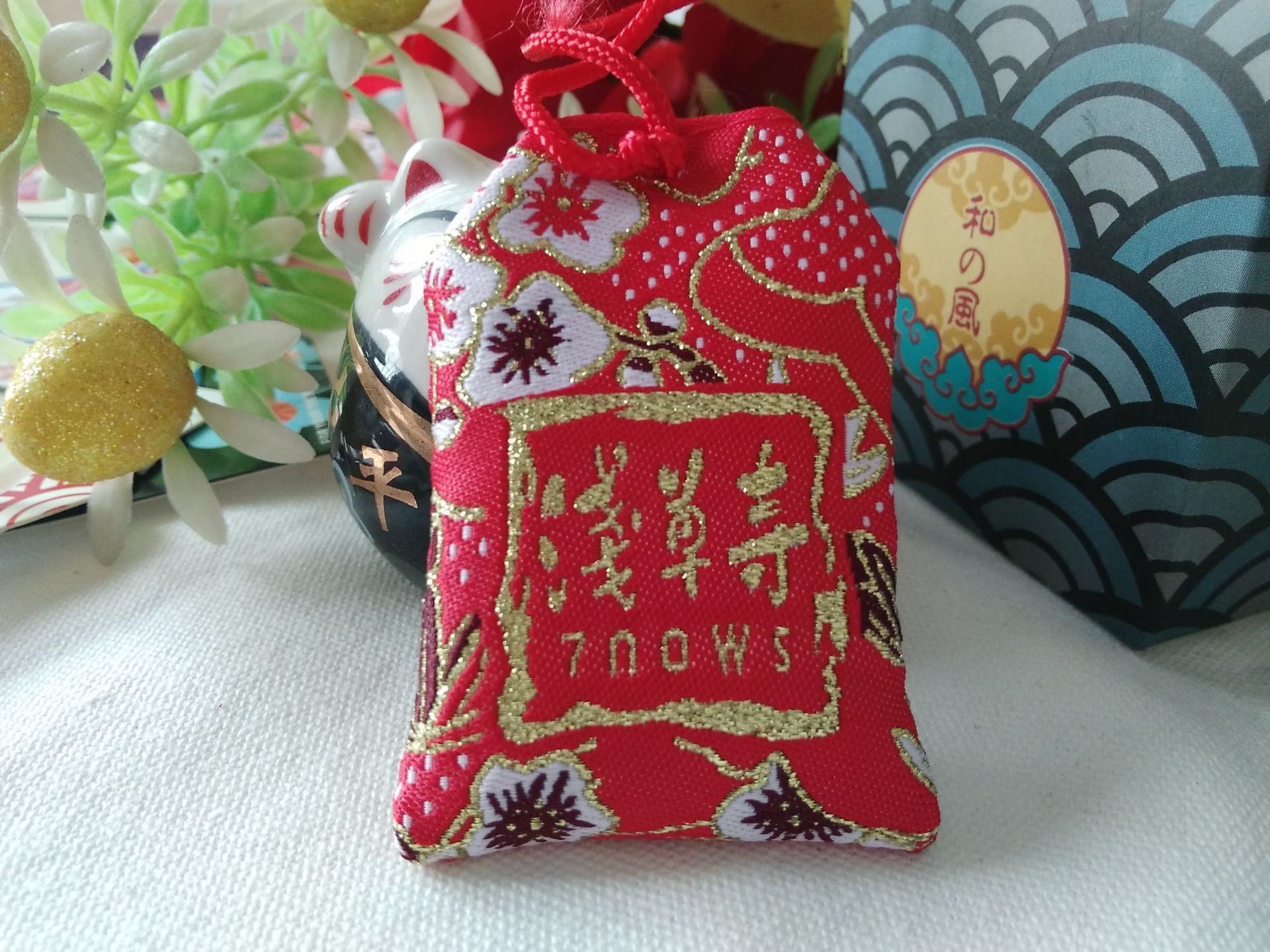 生产厂家日本神社交通安全御守福袋开运铃铛精美挂件定制批发