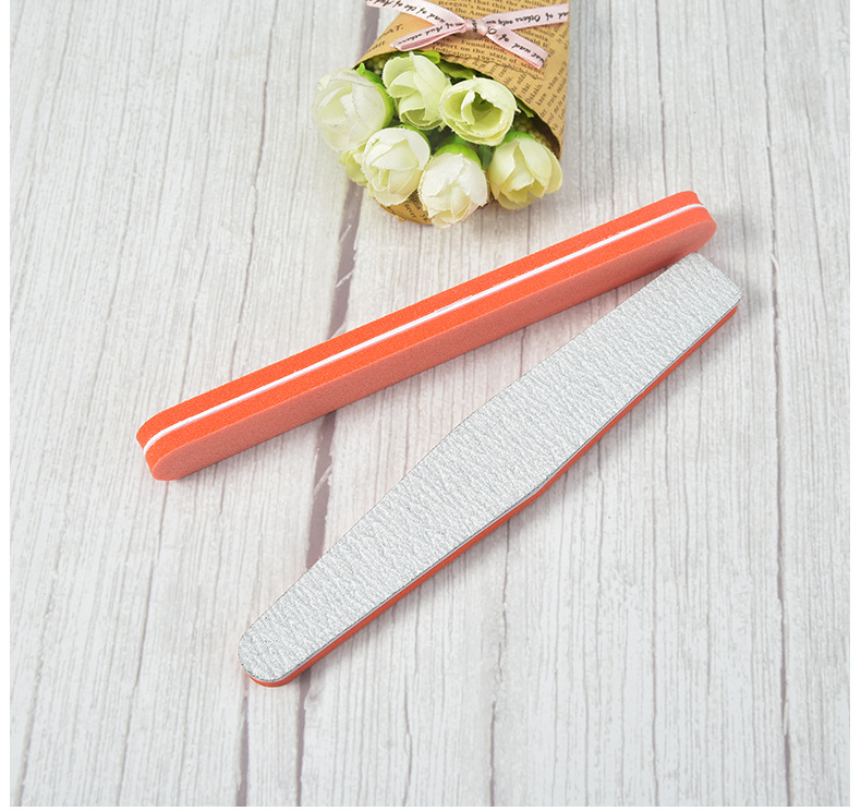 美甲工具纱条棱形海棉抛挫条圆形美甲打磨条美甲海棉搓条