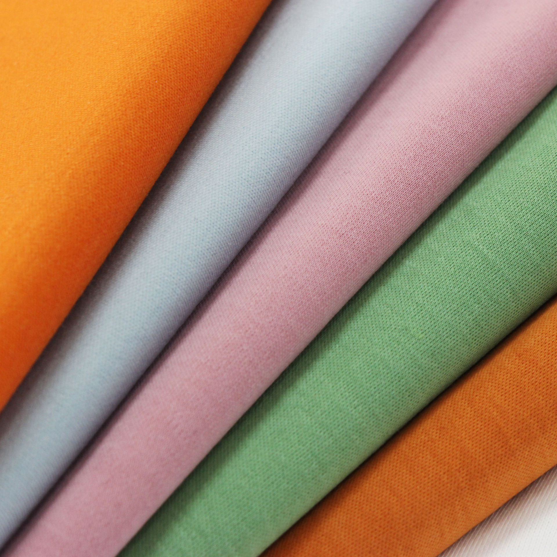 60s长绒棉丝光双面 190克 全棉汗布 短袖丝光棉针织面料