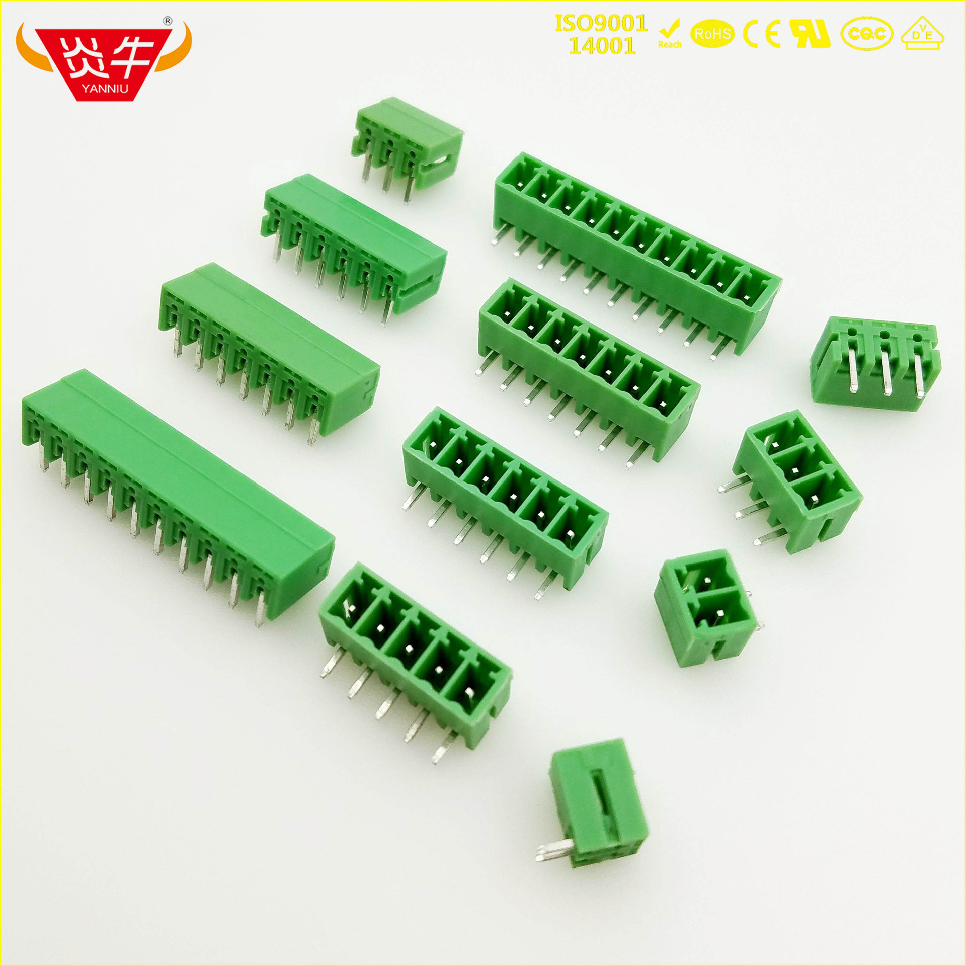 插拔式pcb接线端子15edgrckf2edgr35mmmc15g连接器接插件