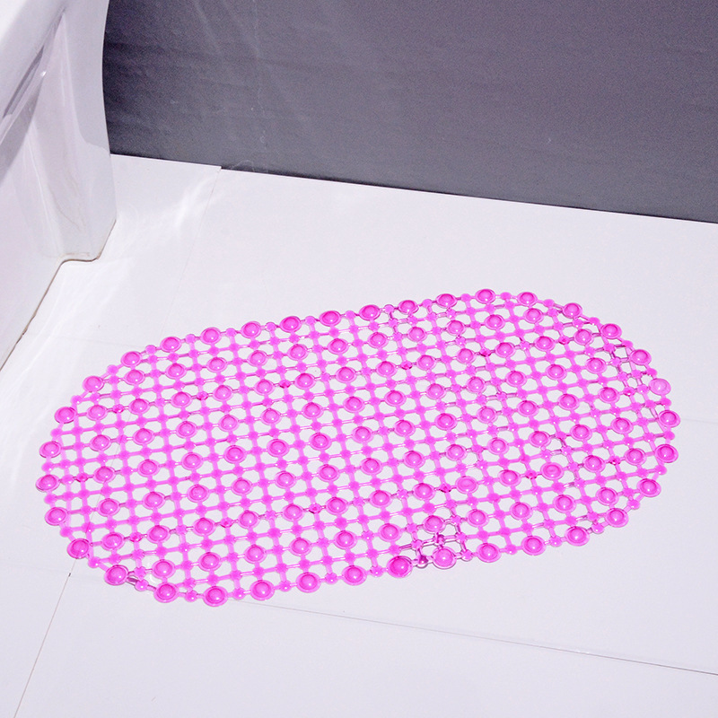 New Pvc Bathroom Mat Bathroom Mat Carpet Bathroom Mats Non-Slip Foot Mat with Suction Cup Wholesale