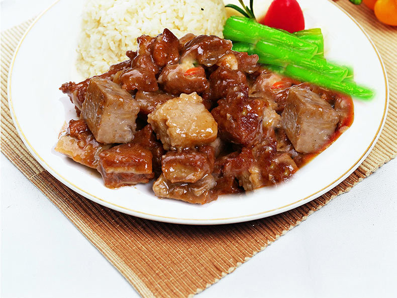 红烧排骨10包速食菜方便当成品菜快餐厅网咖简餐盖浇饭料理包冷冻