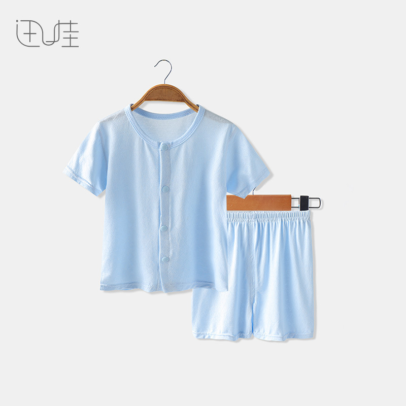 竹纤维婴儿衣服夏装