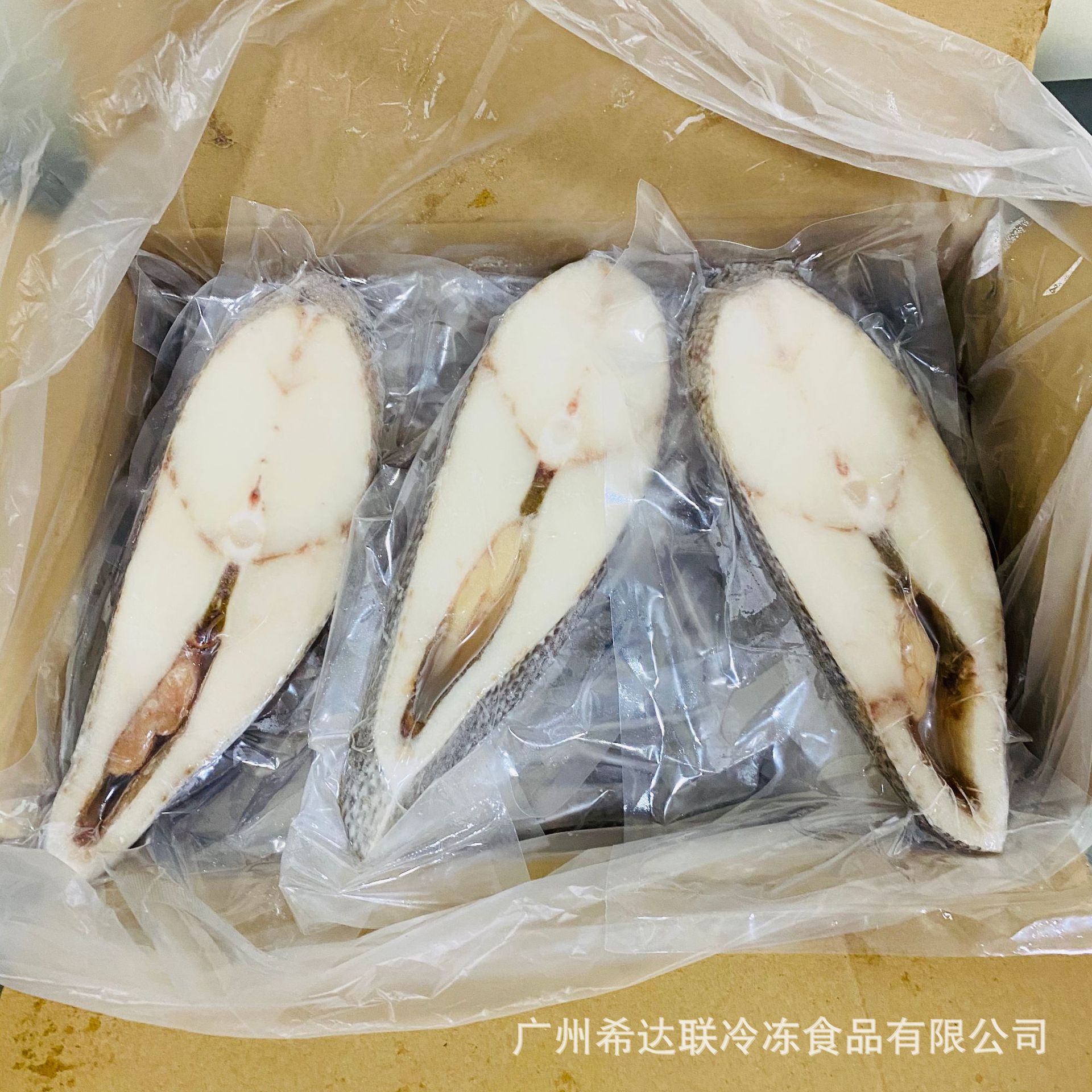 冷冻鳕鱼片 鳕鱼中段 10斤/箱 广州批发冷冻香煎鳕鱼片