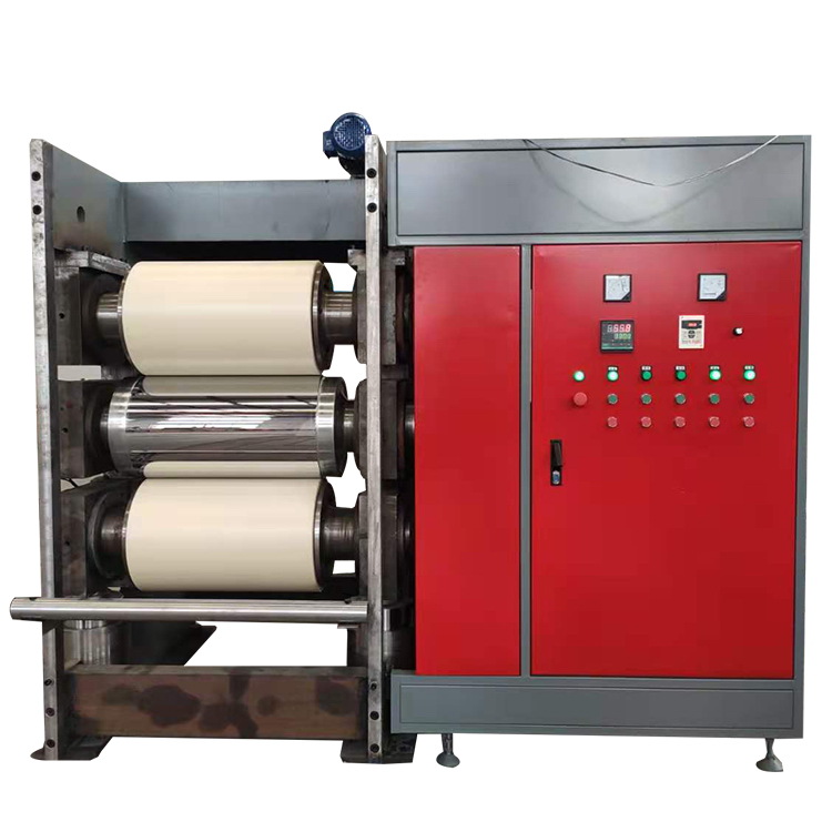 无锡厂家600mm小型实验室三辊压光机亮光机 贵州云南民族服饰轧光