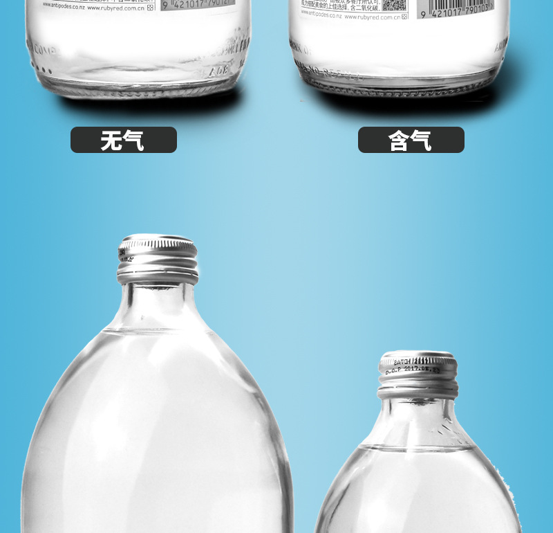 新西兰antipodes 绮怡拓地矿泉水500ml*12瓶整箱上海自贸区批发商