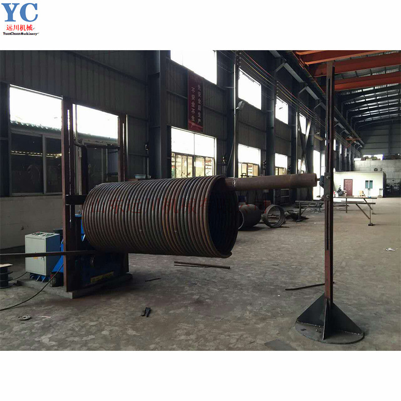 冷凝管加热成型机不锈钢管螺旋卷圆机石油锅炉厂多头管盘管机