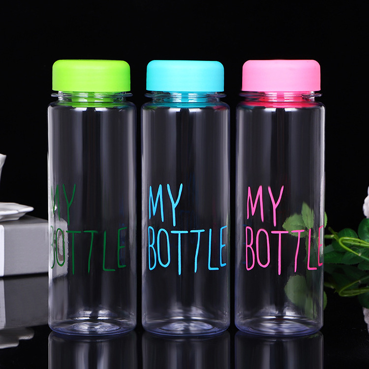 My Bottle Creative Glass Student Good-looking Sports Bottle Transparent Plastic Cup Gift Space Pot Wholesale