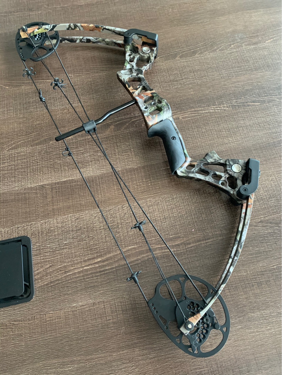 黑猎人青少年复合弓户外运动射箭器材装备比赛机械滑轮儿童金属弓