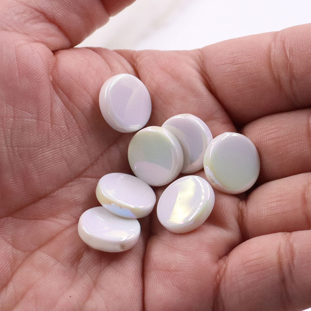 情侣结缘手链项链礼品半成品 15mm abs散珠