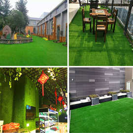仿真人造草坪塑料人工假草皮室内户外幼儿园学校绿色地毯地垫装饰