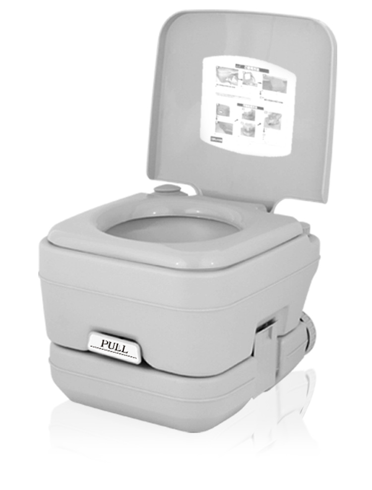 10升便携式冲水可移动马桶室内坐便器户外车载马桶节水防臭座便器