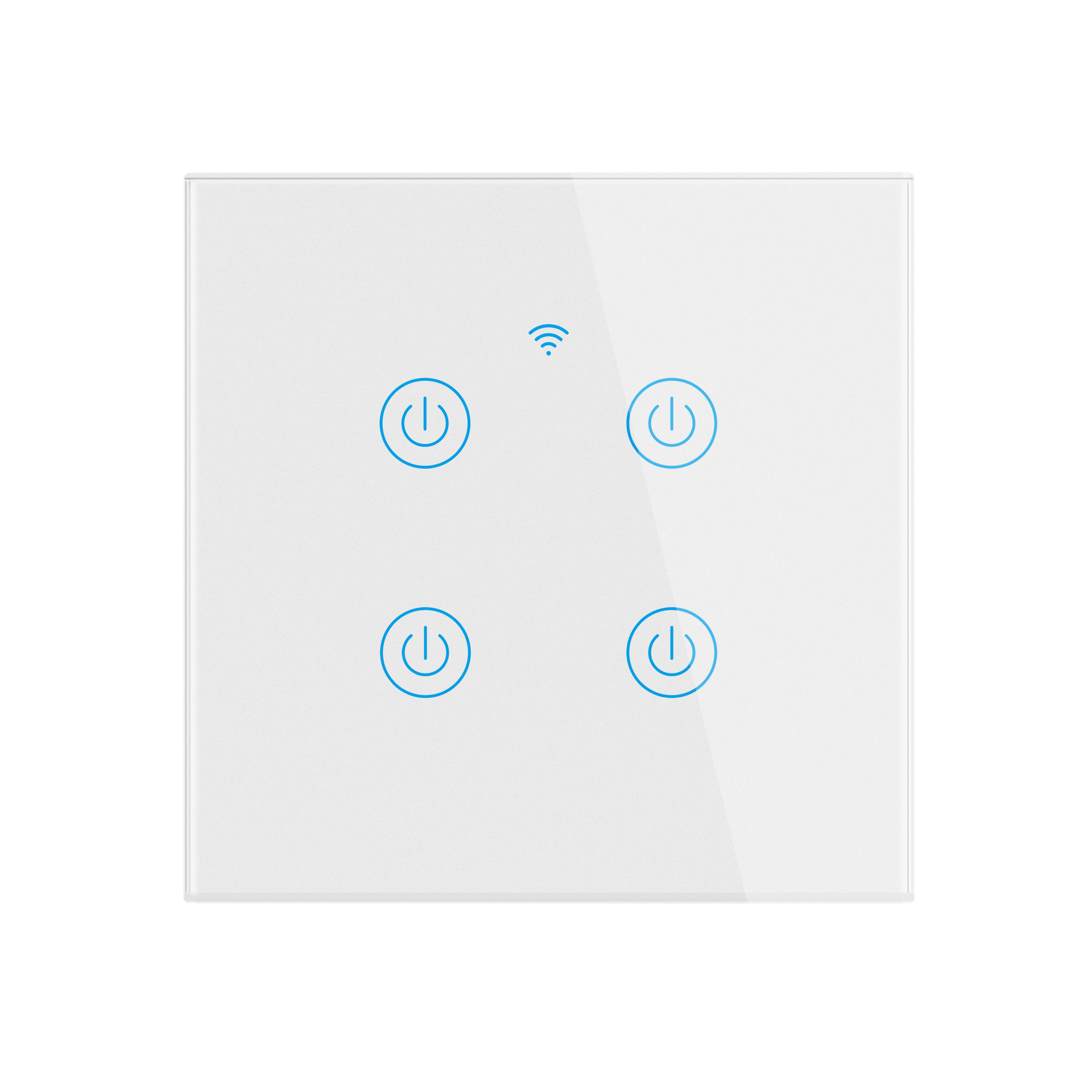 涂鸦app智能四路情景面板触摸开关 全屋智能家居场景控制开关工厂