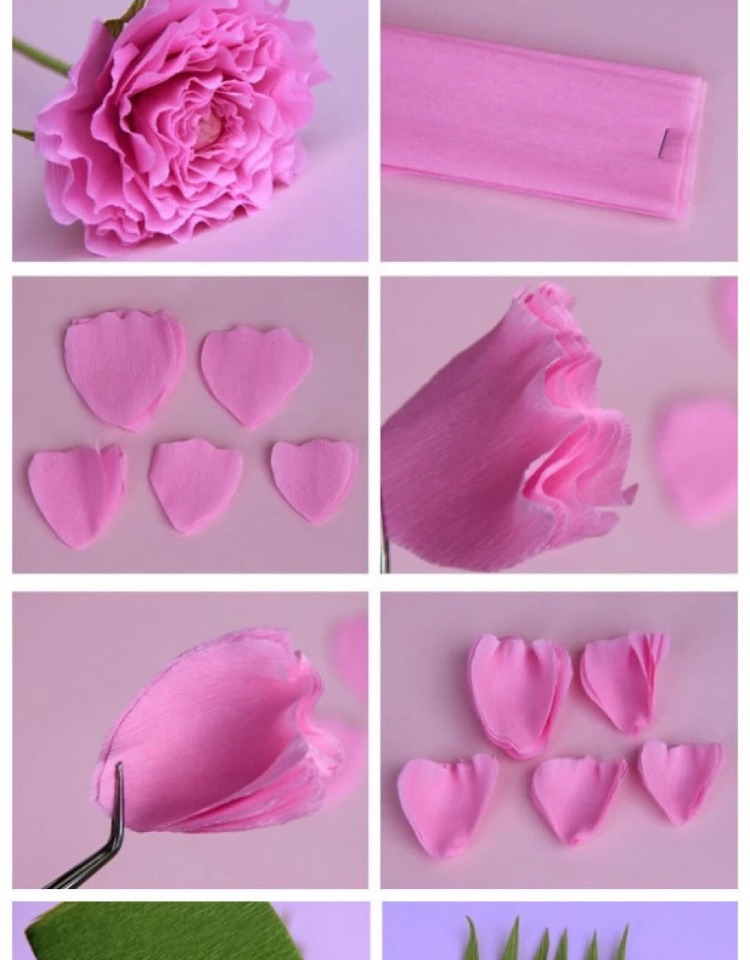 皱纹纸手工玫瑰花束假花鲜花包装纸diy花艺制作卷边纸外贸包装纸