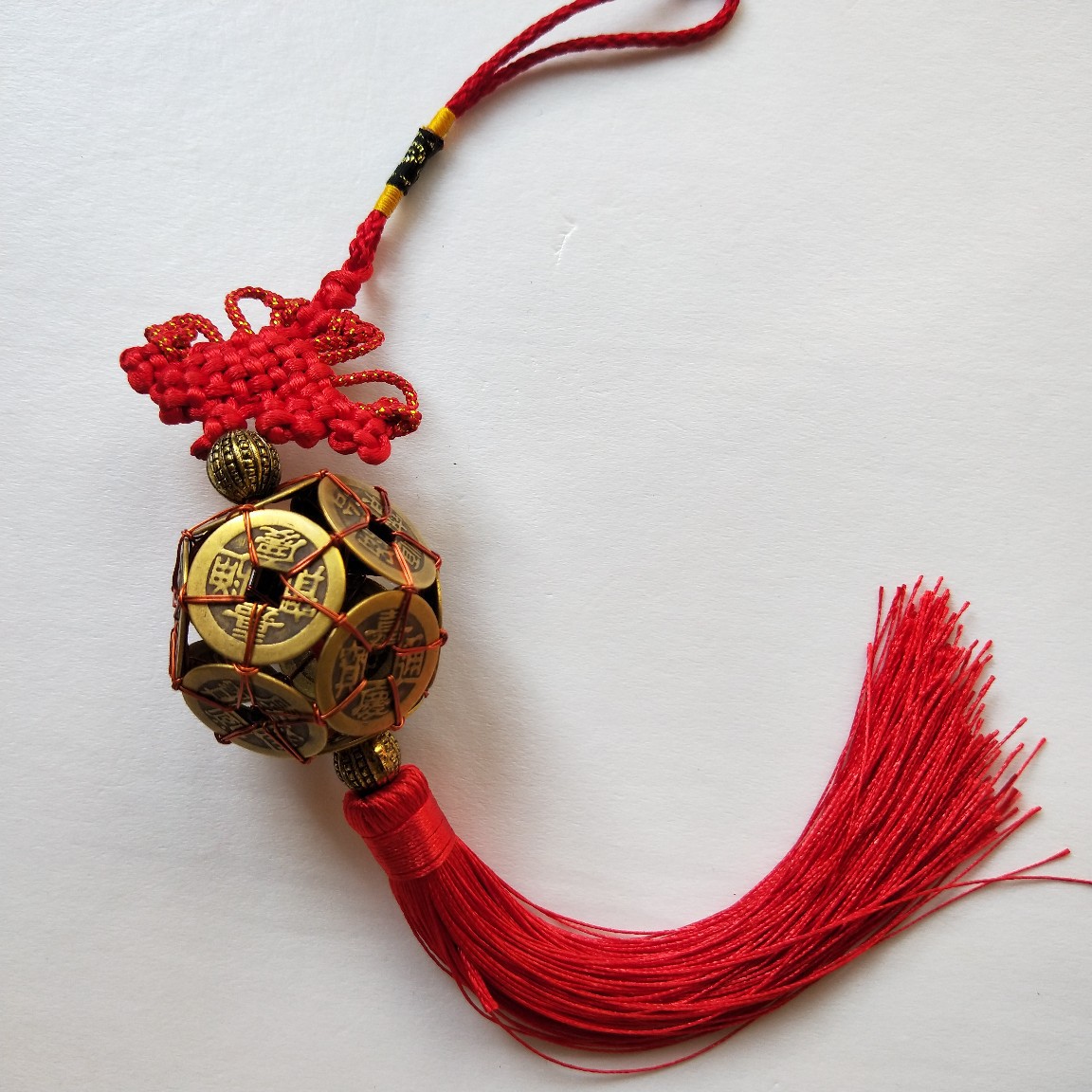 产地直销铜钱挂件路路通铜钱康熙乾隆雍正汽车挂饰10元店地摊货源