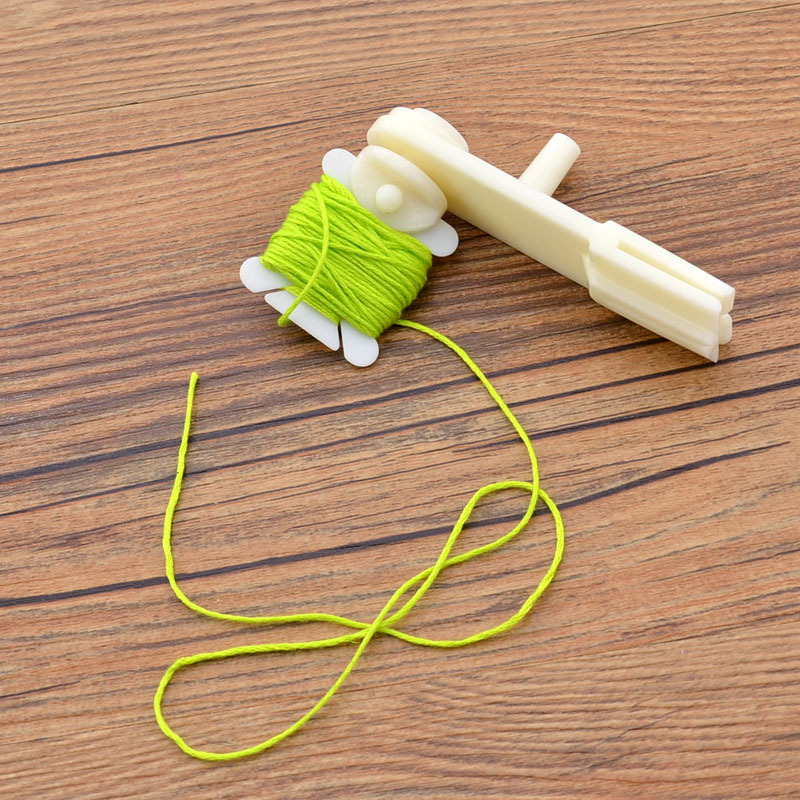 简捷迷你式手摇缠线理线器 十字绣线快速绕线器